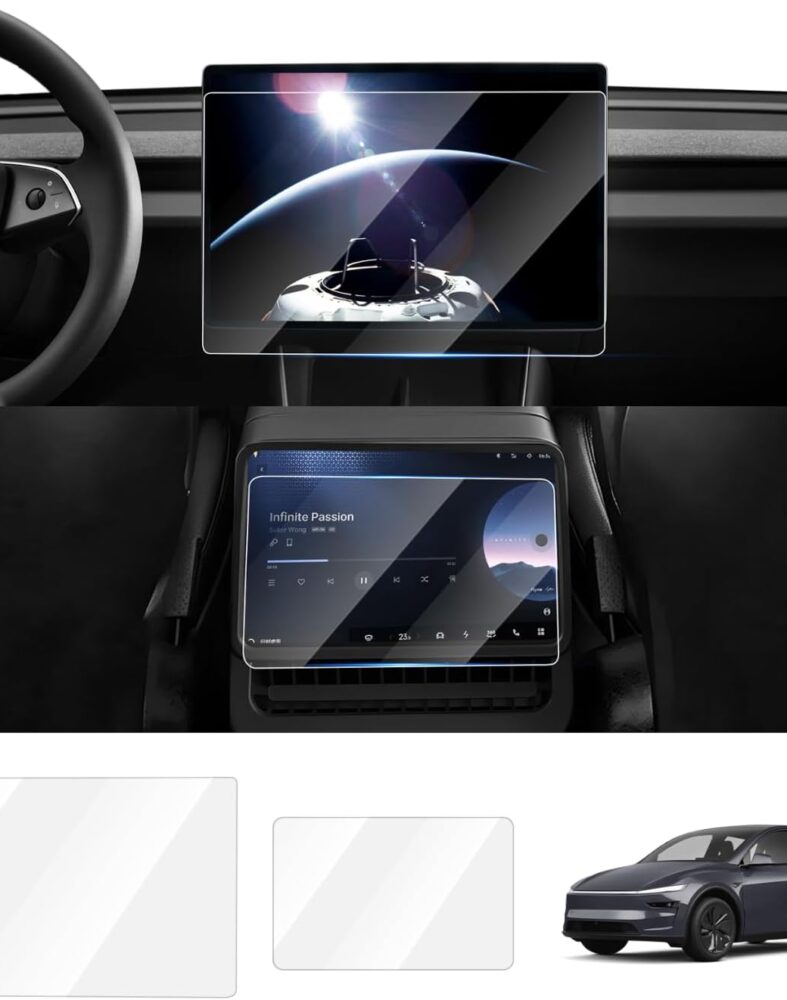 Canvcle 2PCS Screen Protector for 2026 Model Y(Premium & Performance)