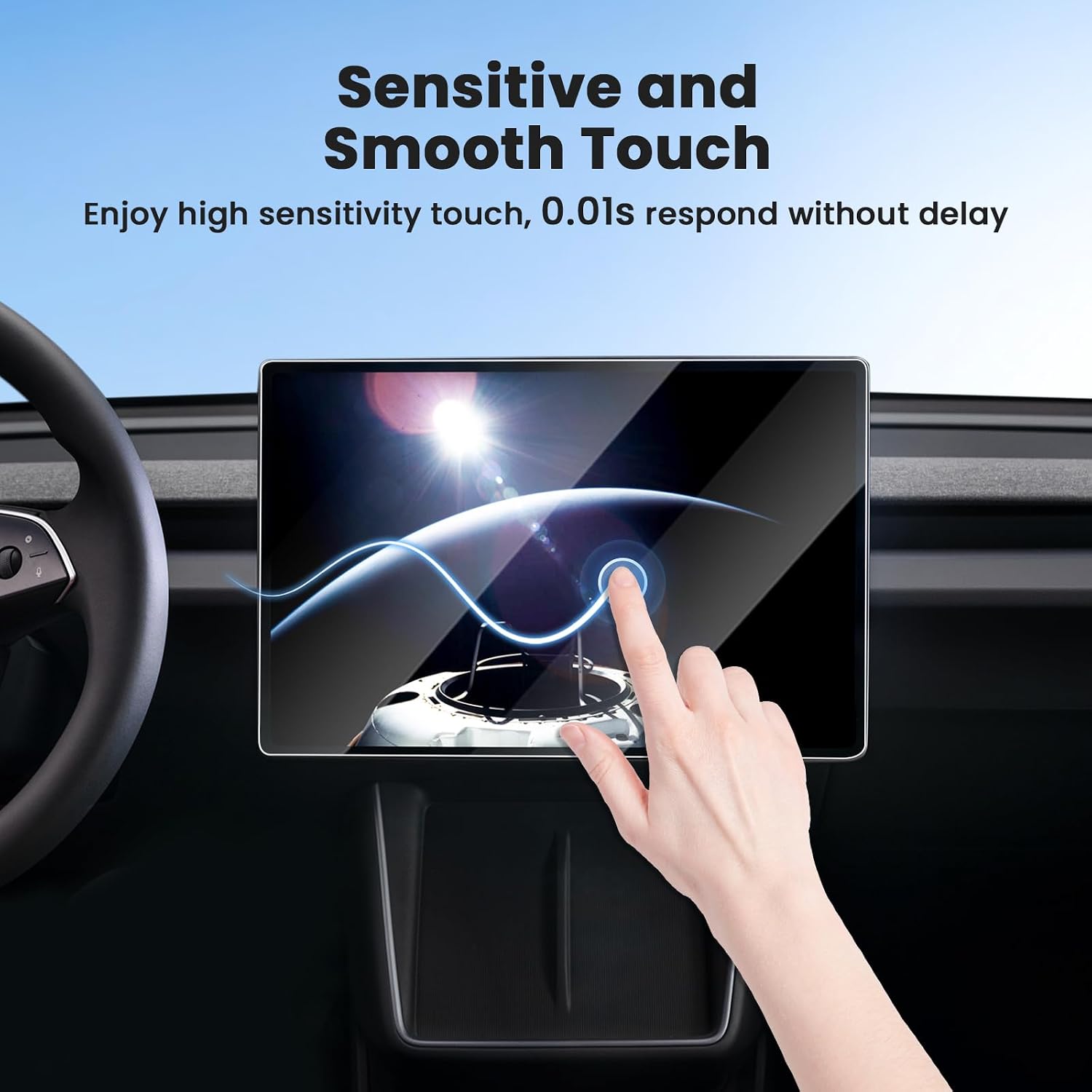 Canvcle 2PCS Screen Protector for 2026 Model Y(Premium & Performance) - Image 5