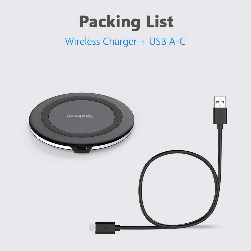 Yootech Wireless Charger,10W Max Wireless Charging Pad(No AC Adapter) - Image 6